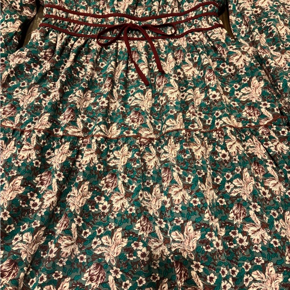 &merci Women’s Boho maxi dress, Dark green floral - Picture 4 of 7
